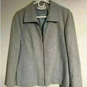 Liz Claiborne wool lined coat EUC size 16